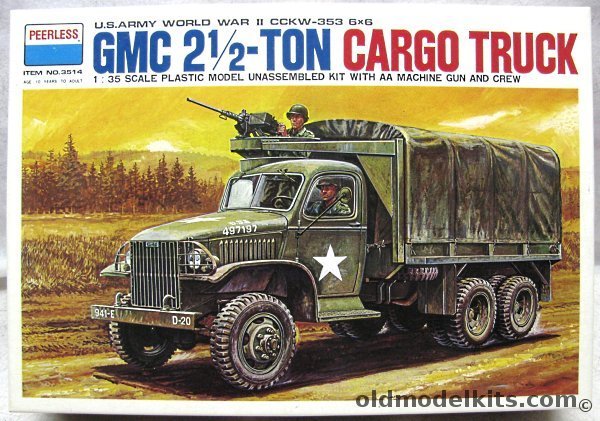 Peerless 1/35 GMC CCKW-353 6x6  2 1/2 Ton Cargo Truck, 3514 plastic model kit
